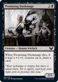 Promising Duskmage - Strixhaven: School of Mages - NM
