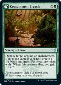 Containment Breach - Strixhaven: School of Mages - NM