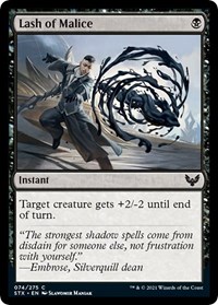 Lash of Malice - Strixhaven: School of Mages - NM