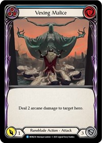 Vexing Malice (Blue) - Monarch - NM Unlimited