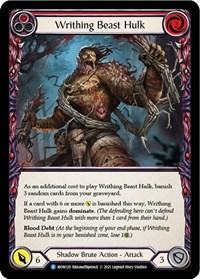 Writhing Beast Hulk (Red) - Monarch - NM Unlimited