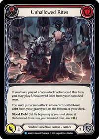 Unhallowed Rites (Red) - Monarch - NM Unlimited