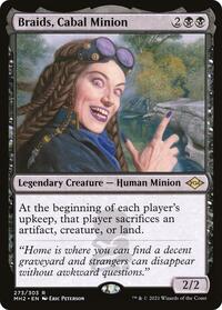 Braids, Cabal Minion - Modern Horizons 2 - NM