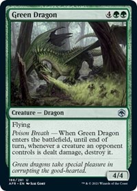 Green Dragon - Adventures in the Forgotten Realms - NM