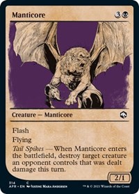 Manticore (Showcase) - Adventures in the Forgotten Realms - NM