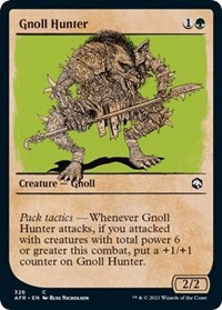 Gnoll Hunter (Showcase) - Adventures in the Forgotten Realms - NM