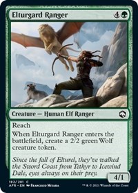 Elturgard Ranger - Adventures in the Forgotten Realms - NM