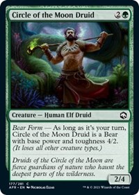 Circle of the Moon Druid - Adventures in the Forgotten Realms - NM