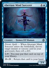 Aberrant Mind Sorcerer - Adventures in the Forgotten Realms - NM