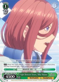 Fight Between Sisters, Miku Nakano - The Quintessential Quintuplets - NM