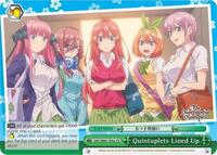 Quintuplets Lined Up (Green) - 5HY/W83-TE42 - The Quintessential Quintuplets - NM