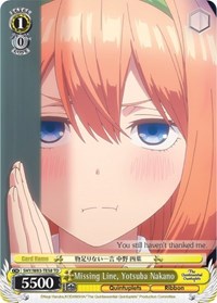 Missing Line, Yotsuba Nakano - The Quintessential Quintuplets - NM