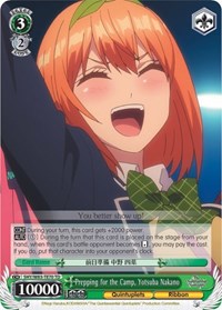 Prepping for the Camp, Yotsuba Nakano - The Quintessential Quintuplets - NM