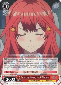 Escorting Home, Itsuki Nakano - The Quintessential Quintuplets - NM