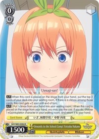 Onwards to the School Camp! Yotsuba Nakano - The Quintessential Quintuplets - NM