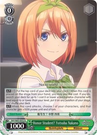 Honor Student? Yotsuba Nakano - The Quintessential Quintuplets - NM