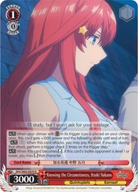 Knowing the Circumstances, Itsuki Nakano - The Quintessential Quintuplets - NM