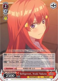 Belligerent, Itsuki Nakano - The Quintessential Quintuplets - NM
