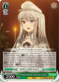 Predetermined Conclusion, Queen (Parallel Foil) - Date A Bullet - NM