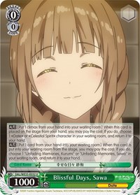 Blissful Days, Sawa - Date A Bullet - NM