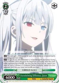 Overwhelming Difference, Queen (Parallel Foil) - Date A Bullet - NM