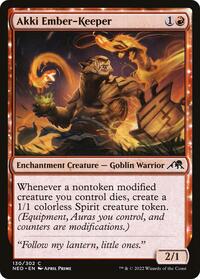 Akki Ember-Keeper - Kamigawa: Neon Dynasty - NM