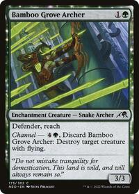 Bamboo Grove Archer - Kamigawa: Neon Dynasty - NM