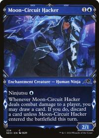 Moon-Circuit Hacker (Showcase) - Kamigawa: Neon Dynasty - NM