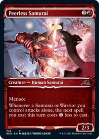 Peerless Samurai (Showcase) - Kamigawa: Neon Dynasty - NM
