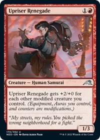 Upriser Renegade - Kamigawa: Neon Dynasty - NM