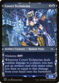 Covert Technician (Showcase) - Kamigawa: Neon Dynasty - NM