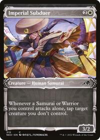 Imperial Subduer (Showcase) - Kamigawa: Neon Dynasty - NM