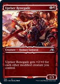 Upriser Renegade (Showcase) - Kamigawa: Neon Dynasty - NM
