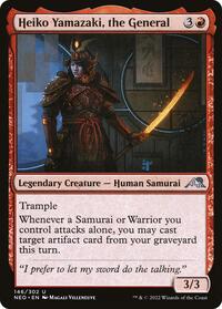 Heiko Yamazaki, the General - Kamigawa: Neon Dynasty - NM