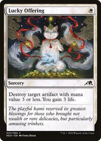Lucky Offering - Kamigawa: Neon Dynasty - NM