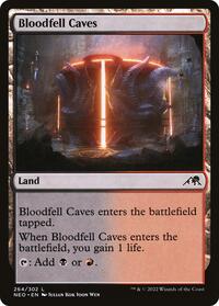 Bloodfell Caves - Kamigawa: Neon Dynasty - NM