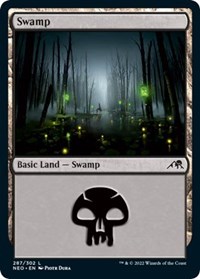 Swamp (287) - Kamigawa: Neon Dynasty - NM