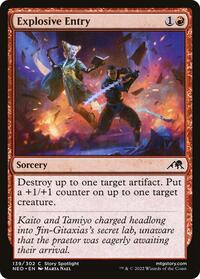Explosive Entry - Kamigawa: Neon Dynasty - NM