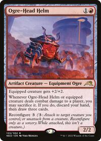 Ogre-Head Helm - Kamigawa: Neon Dynasty - NM