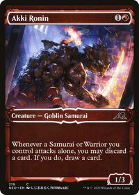 Akki Ronin (Showcase) - Kamigawa: Neon Dynasty - NM