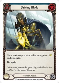Driving Blade (Blue) - History Pack Vol. 1 - NM