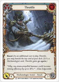 Throttle (Blue) - History Pack Vol. 1 - NM