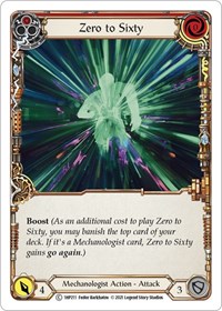 Zero to Sixty (Red) - History Pack Vol. 1 - NM