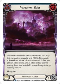Mauvrion Skies (Blue) - History Pack Vol. 1 - NM