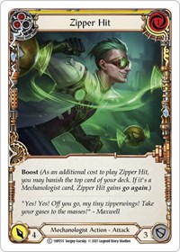 Zipper Hit (Yellow) - History Pack Vol. 1 - NM