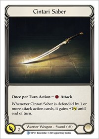 Cintari Saber (1HP141) - History Pack Vol. 1 - NM