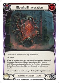 Bloodspill Invocation (Red) - History Pack Vol. 1 - NM