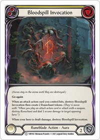 Bloodspill Invocation (Yellow) - History Pack Vol. 1 - NM