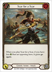 Scar for a Scar (Yellow) - History Pack Vol. 1 - NM