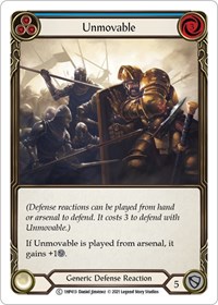 Unmovable (Blue) - History Pack Vol. 1 - NM